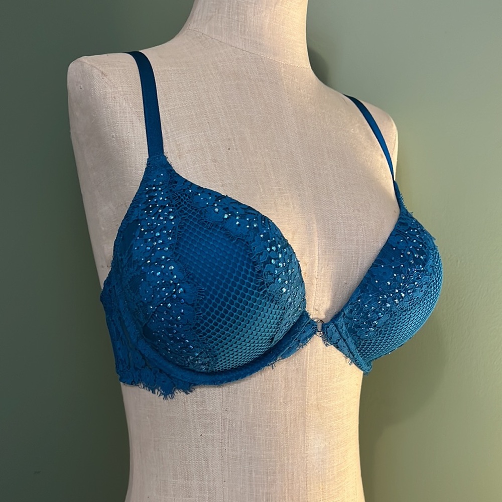 Victoria’s Secret Rhinestone push-up Bombshell Bra 34D - Picture 2 of 6
